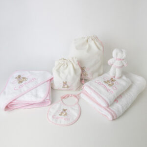 Pack completo Retri Kids oso rosa