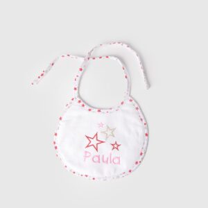 Babero estrellas rojas