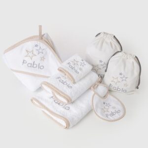 Pack completo Retri Kids estrellas grises