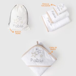 Pack viajero estrellas grises